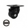 Möbelrolle, 50 mm, Polyamid, schwarz, Lenkrolle, N: 300 kg / M52BNW
