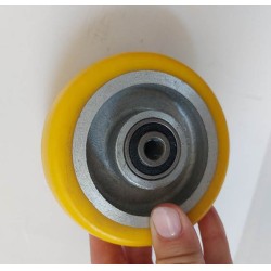Aluminium-polyurethan-räder Ø 100 mm