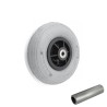 Luftrad Ø 200 mm 200x50 4PR mit Grauem Reifen / 200ŁS_T12-62,8