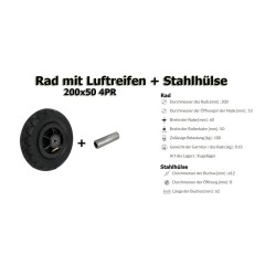 Luftrad Ø 200 mm 200x50 / 200LK