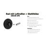 Luftrad Ø 200 mm 200x50 / 200LK