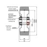 Metal-polyurethan-räder Ø 250 mm  für Schneepflüge und Kehrmaschinen / 90MPD